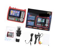 Satfinder Meter, Buscador de señal de TV satelital HD ST-5150 de 4,3 Pulgadas DVB-S2/T2/C, medidor de señal Digital portátil, buscador de satélite H.265, HEVC, MPEG-4