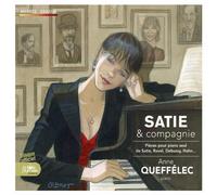 サティと仲間たち ~ ピアノ作品集 (Satie & compagnie : Pieces pour piano seul de Satie, Ravel, Debussy, Hahn... / Anne Queffelec (piano)) [輸入盤・日本語解説書付]
