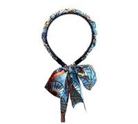 Satin Cross Knotted Non, Satin Fabric Hair Bands - Adjustable Ribbon Bow Hairbands, Tied Fabric Headband