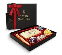 Regalos Originales para Mujer - 7 Bombas de Baño Bio Hechos a Mano con Aceites Esenciales y Manteca de Karite Pura - Regalo Mujer Cumpleaños - Regalos Mujer Satin Naturel