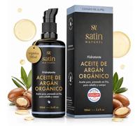 Aceite de Argán ORGÁNICO Certificado Vegano 100ml - 100% Puro, Nativo y Prensado en Frío - Cuidado Hidratante Antiarrugas para Piel, Pelo y Uñas - Cosmética Natural