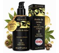Satin Naturel Aceite de Ricino Bio Prensado en Frío 200 ml