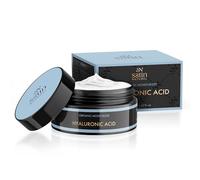 Satin Naturel Crema Facial Bio con Ácido Hialurónico 50 ml - Crema Anti-Edad de Alta Concentración con Aloe Vera y Vitamina E - Hidratante Vegana para Hombre y Mujer, Rostro, Cuello y Escote