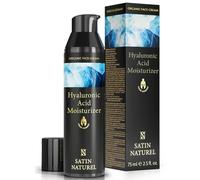 Satin Naturel Crema Facial para Hombres 75 ml - Aloe Vera Bio & Ácido Hialurónico - Crema Hidratante Antiedad para Todo Tipo de Piel - Con Aceite de Argán & Escualano - Vegana & Cosmética Natural