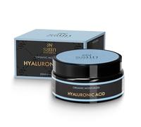 Satin Naturel Crema Hidratante 50 ml - Aloe Vera Bio & Ácido Hialurónico - Crema Facial - Con Aceite de Jojoba, Aceite de Almendras & Aceite de Aguacate - Vegana & Cosmética Natural - Piel Sensible