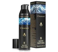 Satin Naturel Limpiador Facial Orgánico para Hombre 75 ml - Con Aloe Vera y Lúpulo para una Limpieza Profunda - Contra Granos y Puntos Negros - Cuidado Vegano Made in Germany