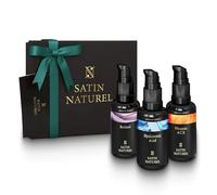 Regalo para Mujer de Belleza - Regalos Originales para Mujeres - Serum Vitamina C + Retinol puro para la Cara + Serum Acido Hialuronico - 3x30ml, Regalo Mujer - Satin Naturel