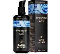 Satin Naturel Sérum de Ácido Hialurónico Alta Eficacia 100 ml - Sérum Facial Bio con Ácido Hialurónico - Sérum Hidratante Antiedad - Vegano - Hidratación 24 h - Cuidado Facial para Mujeres y Hombres