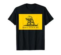 Sátira de privacidad política de Serpiente de la Libertad Don't Flock Me Camiseta