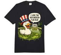 Sátira del Pato Americano con Piscina Reflectante en el Monumento a Lincoln Comfort Colors Adult Heavyweight T-Shirt