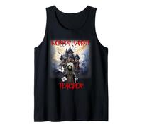 Sátira Divertida de Halloween Ghoul El Peor Profesor del Mundo Espeluznante Camiseta sin Mangas