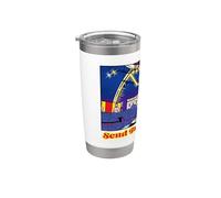 Sátira política de los payasos regalo de la Casa Blanca Vaso térmico de acero inoxidable de doble pared