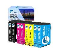Satisfacción garantizada. Cartuchos de tinta compatibles 603XL, impresión ecológica para impresoras Epson, alto rendimiento y rentabilidad.