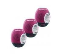 SATISFYER - 3 HUEVOS MASTURBADORES BUBBLE