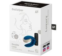 Satisfyer App Double Love Vibrador Parejas Luxury Azul - Diseño Ergonómico Para Placer Compartido