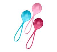 Satisfyer Balls, set de bolas de placer de entrenamiento, bola simple colorida para sexo más divertido, 3,8 cm, 3 piezas