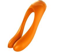 Satisfyer Vibrador de dedo Satisfyer Candy Cane - Naranja