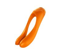 Satisfyer Vibrador de dedo Satisfyer Candy Cane - Naranja
