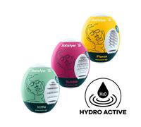 Satisfyer Conjunto Huevos Masturbadores Riffle, Bubble & Fierce