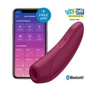 Satisfyer Curvy 2 Rosa - Vibrador Recargable Con Diseño Ergonómico Para Estimulación Placentera - ROJO