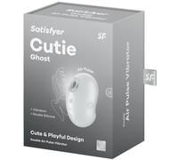 Satisfyer Cutie Ghost Vibrador Lay-On Blanco - Diseño Encantador Con Tecnología Avanzada Para Placer Personal