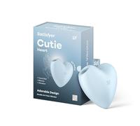 Satisfyer Cutie Vibrador con Olas de Presión y Vibraciones Corazón | Impermeable (IPX7) Estimulador de Clítoris | juguetes sexuales para Mujer | juguetes eroticos en Diseño de Corazón | vibrador mujer