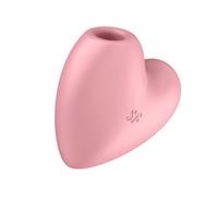 Satisfyer Cutie Vibrador con Olas de Presión y Vibraciones Corazón | Impermeable (IPX7) Estimulador de Clítoris | Juguete Sexual para Mujer | Juguete Erótico en Diseño de Corazón | juguetes sexuales