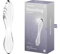 Satisfyer Dazzling Crystal Dildo Hot & Cold Transparente 1ud