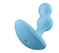 Satisfyer Deep Diver Plug Gris - Vibrador Con Conexión Inalámbrica Para Experiencia Sensorial - AZUL
