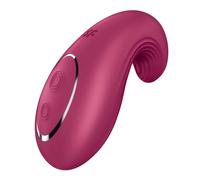Satisfyer Estimulador de Clítoris Dipping Delight - 12 programas, silencioso, IPX7 - Rojo