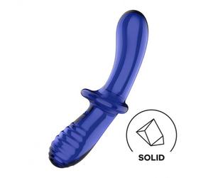 Satisfyer Double Crystal Azul