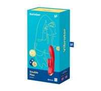 Satisfyer Double Flex Vibrador Rojo 1 ud