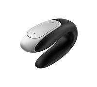 Satisfyer Double Fun Connect App Vibrador | Juguete sexual | Negro | Vibrador Mujer Control Remoto | Juguetes Eróticos para Pareja Sexuales con Vibración | Juguetes Sexuales Clítoris Recargable