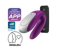 Satisfyer Double Fun Vibrador Para Parejas Negro