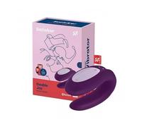 Satisfyer Vibrador de Parejas Alegría Doble de Satisfyer - Púrpura