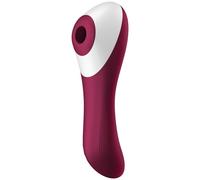 Satisfyer Vibrador Dual Crush con Onda de Presión | 2 en 1 | succionador de clítoris femenino | Recargable y Resistente al Agua | Succionador y Estimulador de Clítoris sex toys