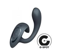 SATISFYER - G FOR GODDESS 1 VIBRADOR RABBIT GRIS OSCURO
