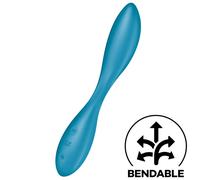 Satisfyer G-Spot Flex 1 Azul - Vibrador Recargable Con Diseño Flexible Para Placer Personal