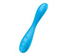 Satisfyer Vibrador Connect G-Spot Flex 4+ Multi App Flexible Silicona IPX7 Azul
