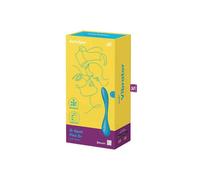 Satisfyer Vibrador G-Spot Flex 5+ App Connect – Silicona segura, motor potente, IPX7, Azul