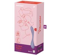 Satisfyer G-Spot Flex 5 Multi Vibrador Azul - Diseño Innovador Para Placer Personal - LILA