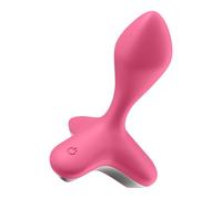 Satisfyer Game Changer plug anal vibrador | silicona médica | 12 programas de vibración | juguete impermeable (IPX7) en rosa | juguetes sexuales para hombres y mujeres