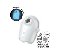 SATISFYER - GLOWING GHOST AIR PULSE & VIBRADOR AMARILLO