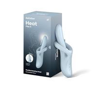 Satisfyer Vibrador Conejo Heat Flex 4 — Rotación, Calor, 12 vibraciones, IPX7 — Azul