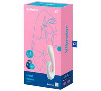 SATISFYER HEAT WAVE VIBRADOR - BLANCO