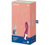 Satisfyer Heated Thrill Vibrador Punto G - Estimulador Recargable Con Diseño Ergonómico Y Silicona Hipoalergénica