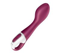 Satisfyer Vibrador de Punto G Hot Spot – Silicona médica, App Connect, Bluetooth, Función de calor
