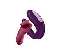 Satisfyer 'Partnerbox 1', incluye dispositivos de bienestar sexual con app, Double Joy, Sexy Secret, recargable, impermeable, silicona inocua para la piel