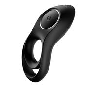 Masturbador - SATISFYER Legendary Duo, Silicone, Negro