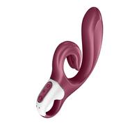 Satisfyer Love Me | Vibrador flexible | Recargable en Burdeos | Estimulador ergonómico de clítoris y punto G | 2 potentes motores | Juguete sexual para mujeres | Impermeable (IPX7)